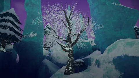 雪山冬莓树游戏画面